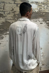 Archivio J.M.Ribot Hand -painted shirt W27/Mi/Sketch